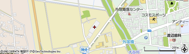 茨城県筑西市神分131周辺の地図