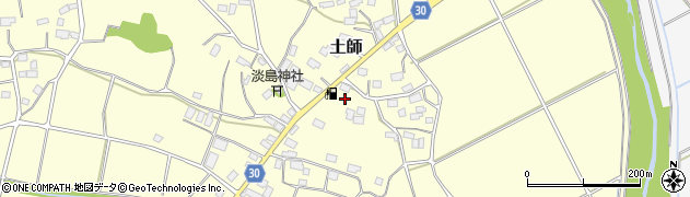 茨城県笠間市土師616周辺の地図