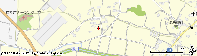 茨城県笠間市土師954周辺の地図