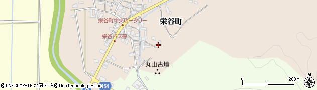 石川県加賀市栄谷町（ヲ）周辺の地図