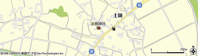 茨城県笠間市土師656周辺の地図