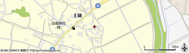 茨城県笠間市土師609周辺の地図