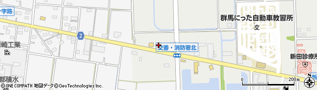 フライングガーデン 新田町店周辺の地図
