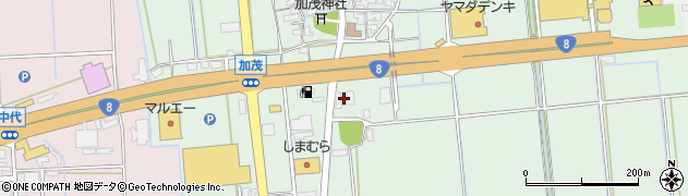石川県加賀市加茂町（ヲ）周辺の地図