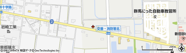 フライングガーデン新田町店周辺の地図