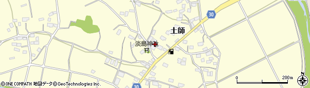 茨城県笠間市土師660周辺の地図