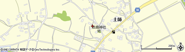 茨城県笠間市土師646周辺の地図
