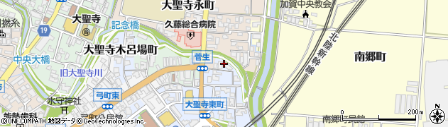 石川県加賀市大聖寺菅生（ツ）周辺の地図