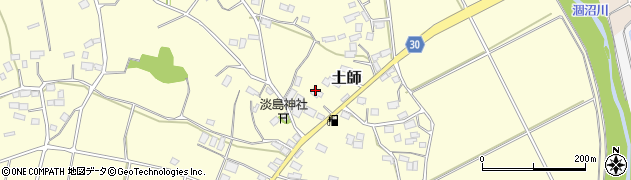 茨城県笠間市土師666周辺の地図