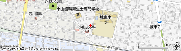 クオール薬局　小山城東店周辺の地図