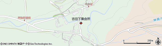 岐阜県飛騨市神岡町吉田2760周辺の地図