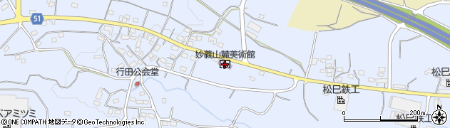 妙義山麓美術館周辺の地図