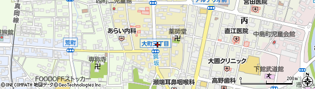茨城県筑西市甲52周辺の地図
