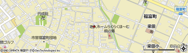 栃木県足利市福富町周辺の地図