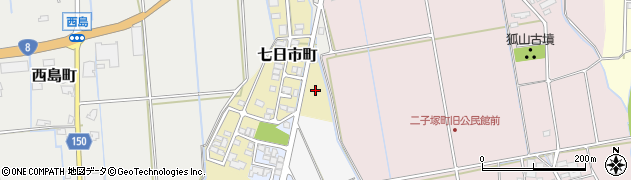 石川県加賀市七日市町（ル）周辺の地図