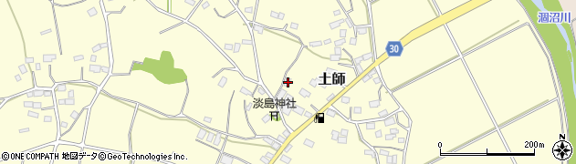 茨城県笠間市土師664周辺の地図
