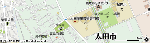 太田産業技術専門校周辺の地図