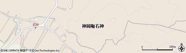 岐阜県飛騨市神岡町石神周辺の地図