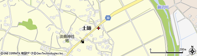 茨城県笠間市土師612周辺の地図