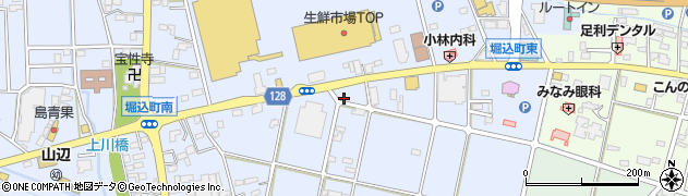 栃木県足利市堀込町48周辺の地図