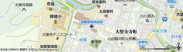 中央病院前周辺の地図