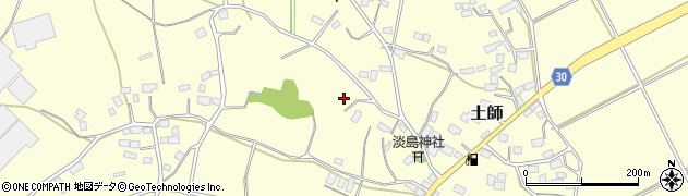 茨城県笠間市土師741周辺の地図