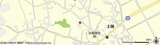 茨城県笠間市土師744周辺の地図