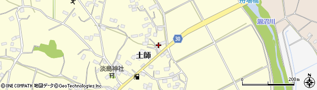 茨城県笠間市土師679周辺の地図