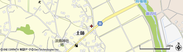 茨城県笠間市土師680周辺の地図