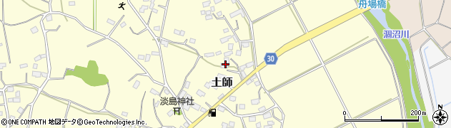 茨城県笠間市土師674周辺の地図
