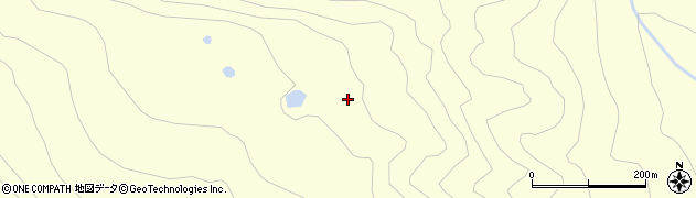 北穂池周辺の地図