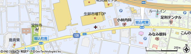 栃木県足利市堀込町211周辺の地図