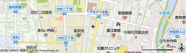 足利銀行下館支店周辺の地図