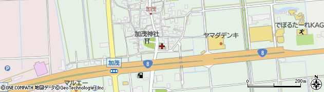 加茂町公民館周辺の地図