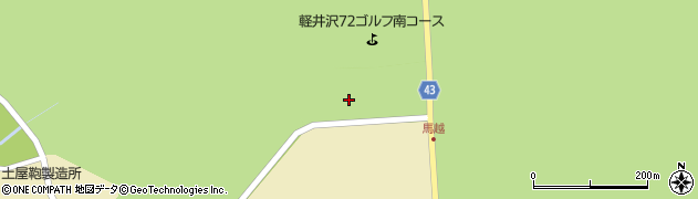 長野県北佐久郡軽井沢町発地21周辺の地図