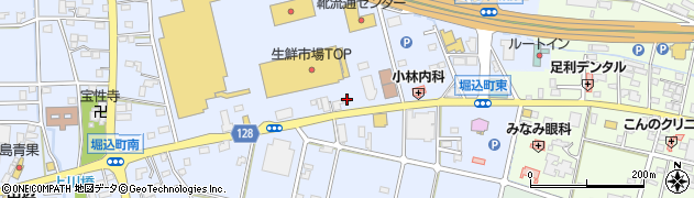 栃木県足利市堀込町191周辺の地図