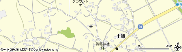 茨城県笠間市土師733周辺の地図