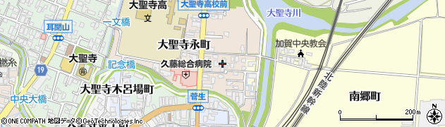 石川県加賀市大聖寺永町ホ129周辺の地図