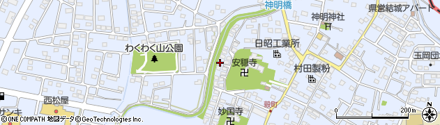 吉田用水周辺の地図