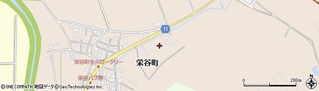 石川県加賀市栄谷町（ヌ）周辺の地図