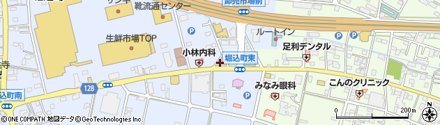 栃木県足利市堀込町187周辺の地図