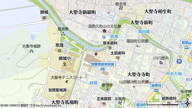 〒922-0057 石川県加賀市大聖寺八間道の地図