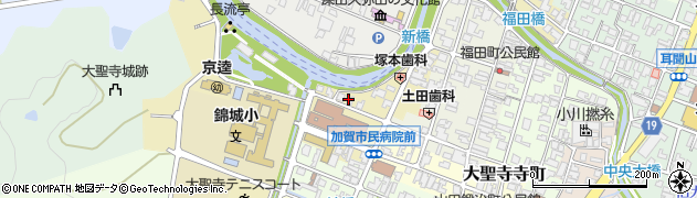 石川県加賀市大聖寺八間道周辺の地図