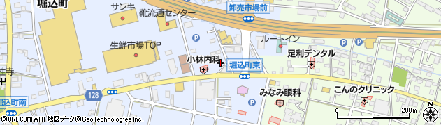 栃木県足利市堀込町186周辺の地図