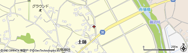 茨城県笠間市土師682周辺の地図