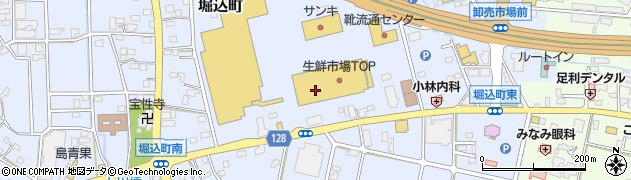 １００円ショップセリア　足利店周辺の地図