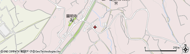 群馬県安中市下間仁田周辺の地図
