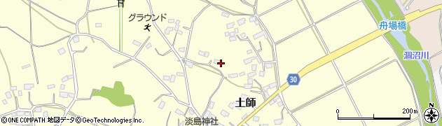 茨城県笠間市土師705周辺の地図