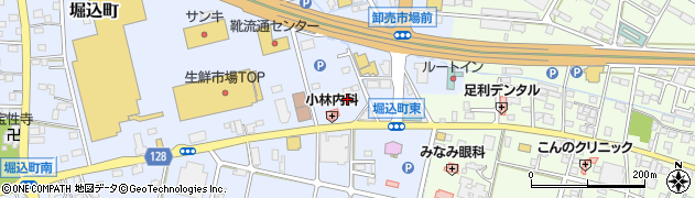 栃木県足利市堀込町185周辺の地図