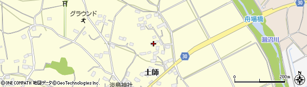 茨城県笠間市土師687周辺の地図
